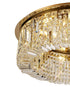 Zula Round Flush Chandelier 12 Light
